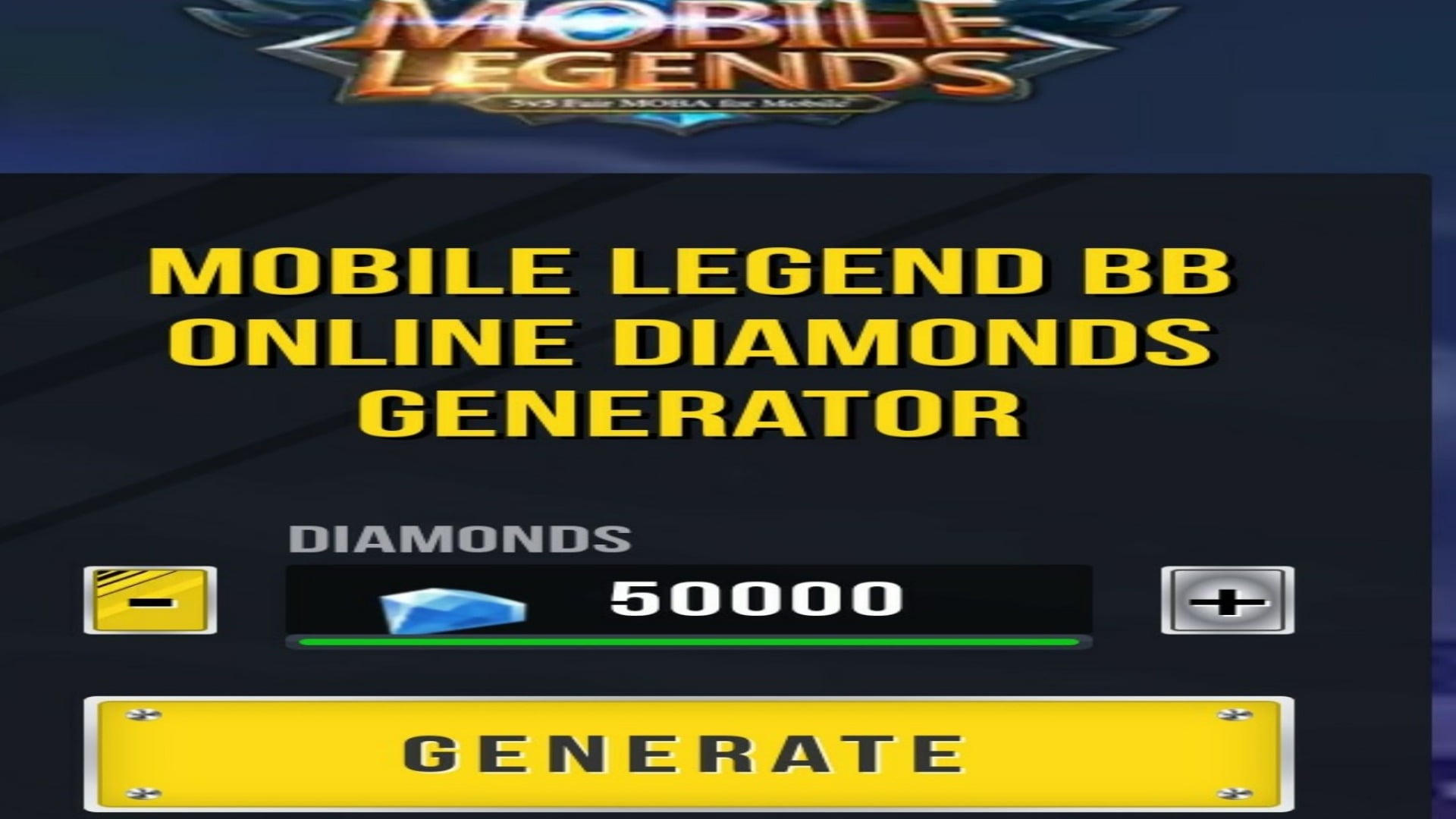 Diamonds Generator ML